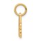 10K Gold I Love Tennis Charm Heart Racquet Sports New 18 X 17mm Jewerly